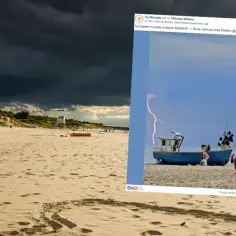 Co zrobiła ta pani, kiedy zobaczyła to na plaży?